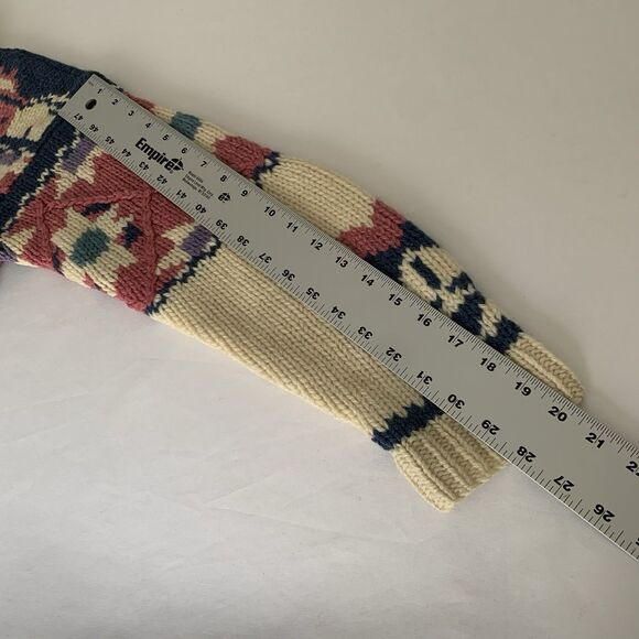 VTG Woolrich Woman Cardigan Sweater S 100% Wool Button Grandma Cottagecore Farm - Picture 10 of 10